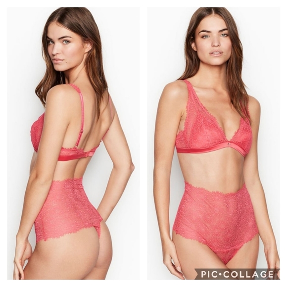 NWT VS garden party bra and panty - Picture 8 of 11